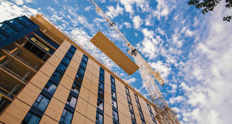 A University of British Columbia building made with mass timber